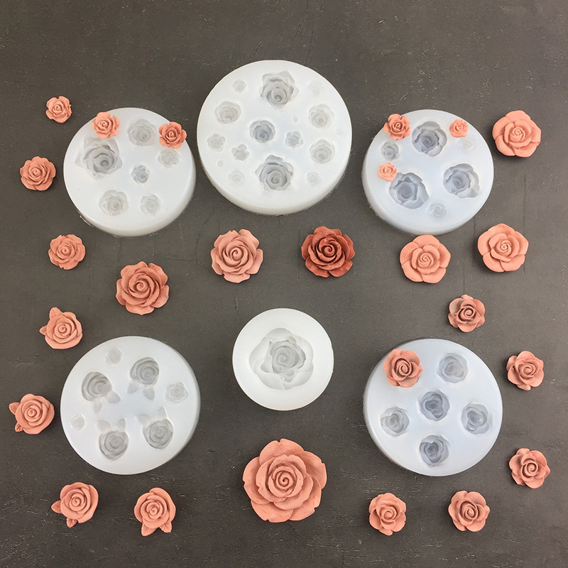 3D Rose Flower Shape Leaf Sili - огляд і ціна Candle Making Supplies Wholesale