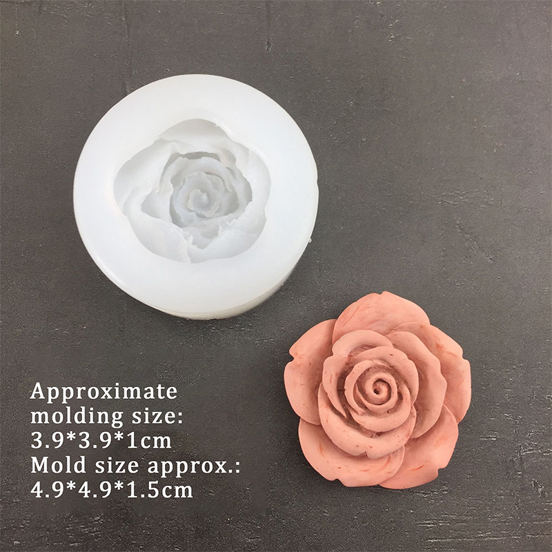 3D Rose Flower Shape Leaf Sili - огляд і ціна Candle Making Supplies Wholesale