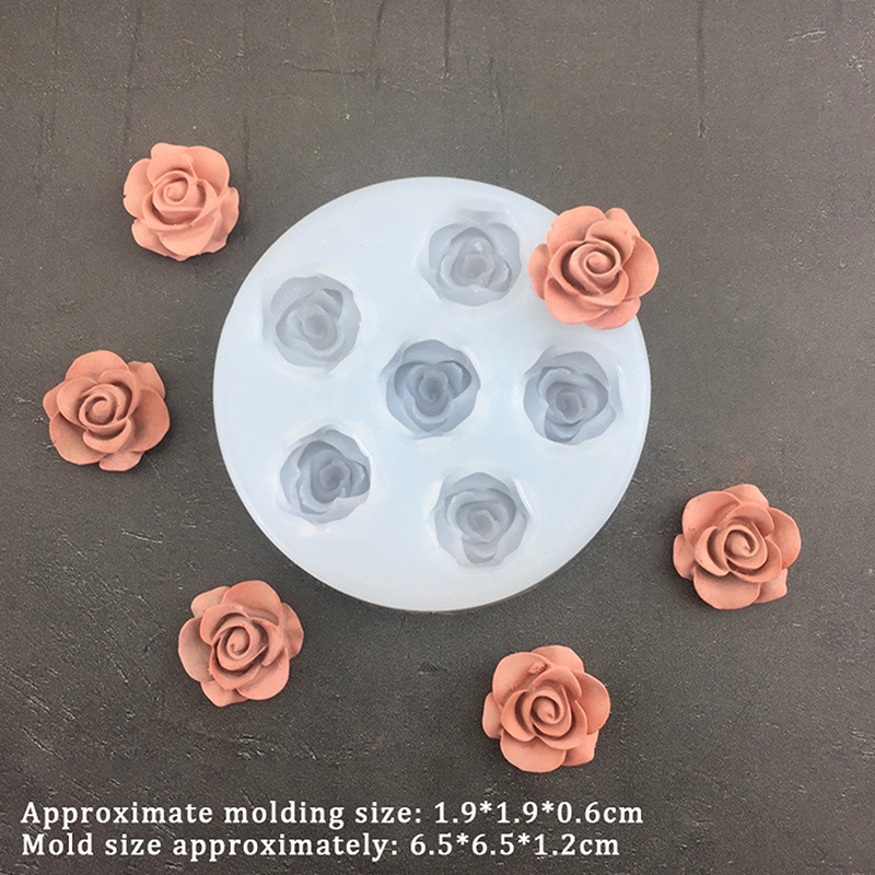 3D Rose Flower Shape Leaf Sili - огляд і ціна Candle Making Supplies Wholesale