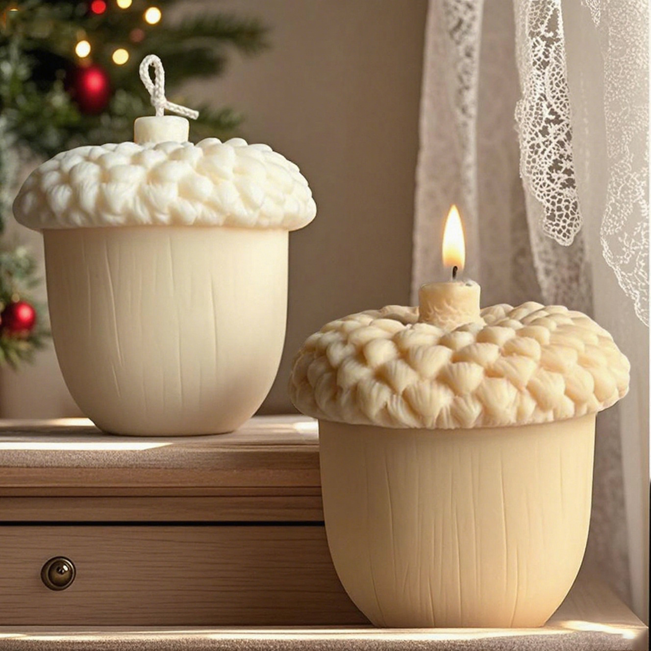 DIY Pinecone Candle Silicone H - огляд і ціна Candle Making Supplies Wholesale