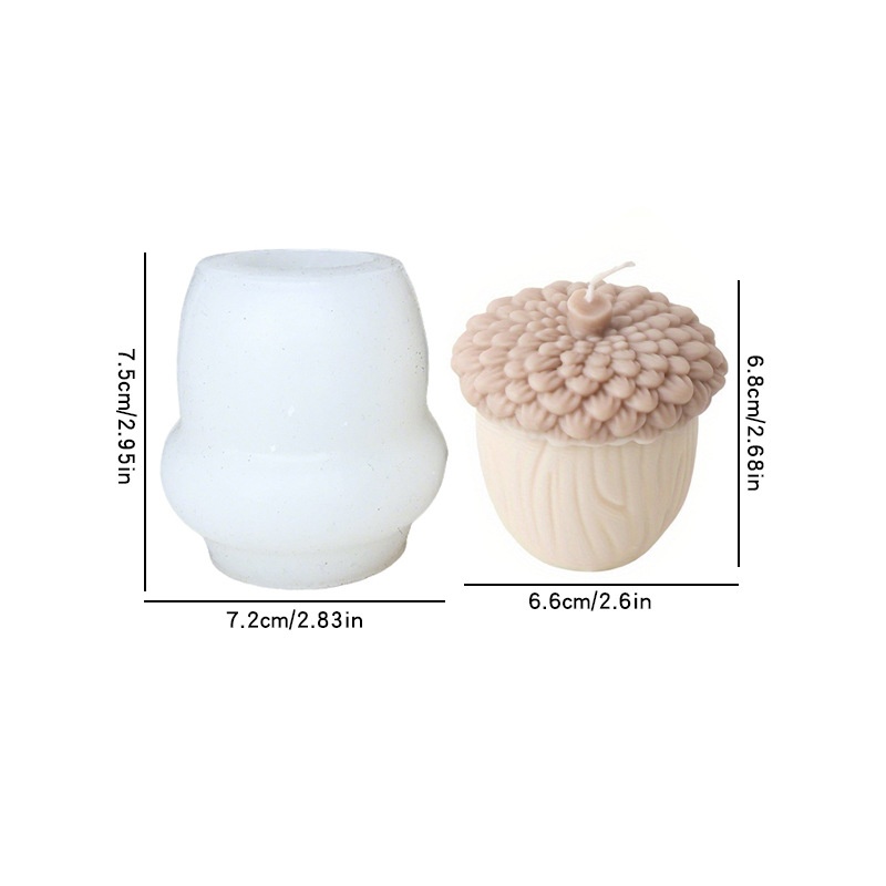 DIY Pinecone Candle Silicone H - огляд і ціна Candle Making Supplies Wholesale