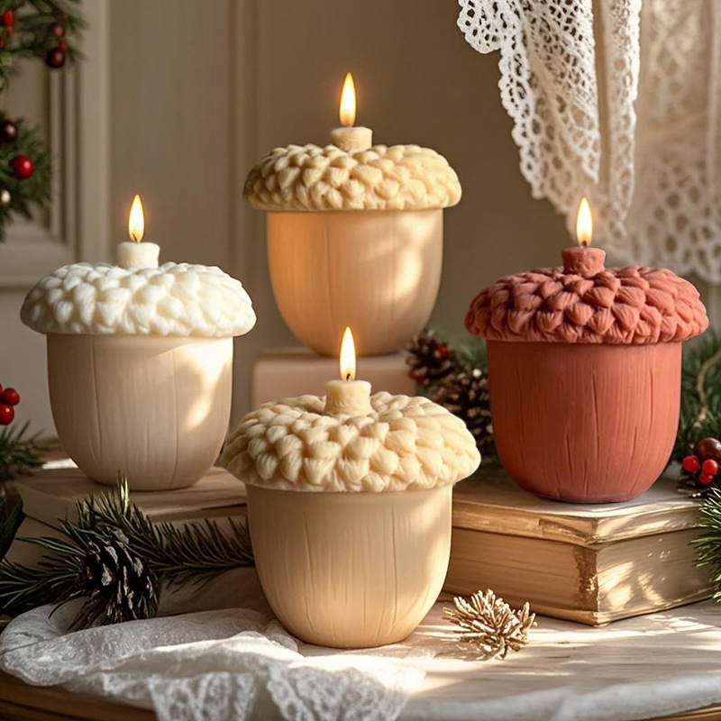 DIY Pinecone Candle Silicone H - огляд і ціна Candle Making Supplies Wholesale