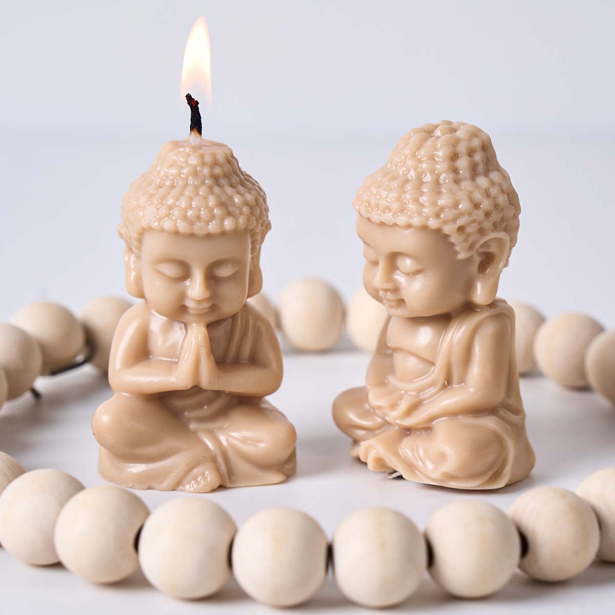 3D Buddha Silicone Candle Mold - огляд і ціна Candle Making Process