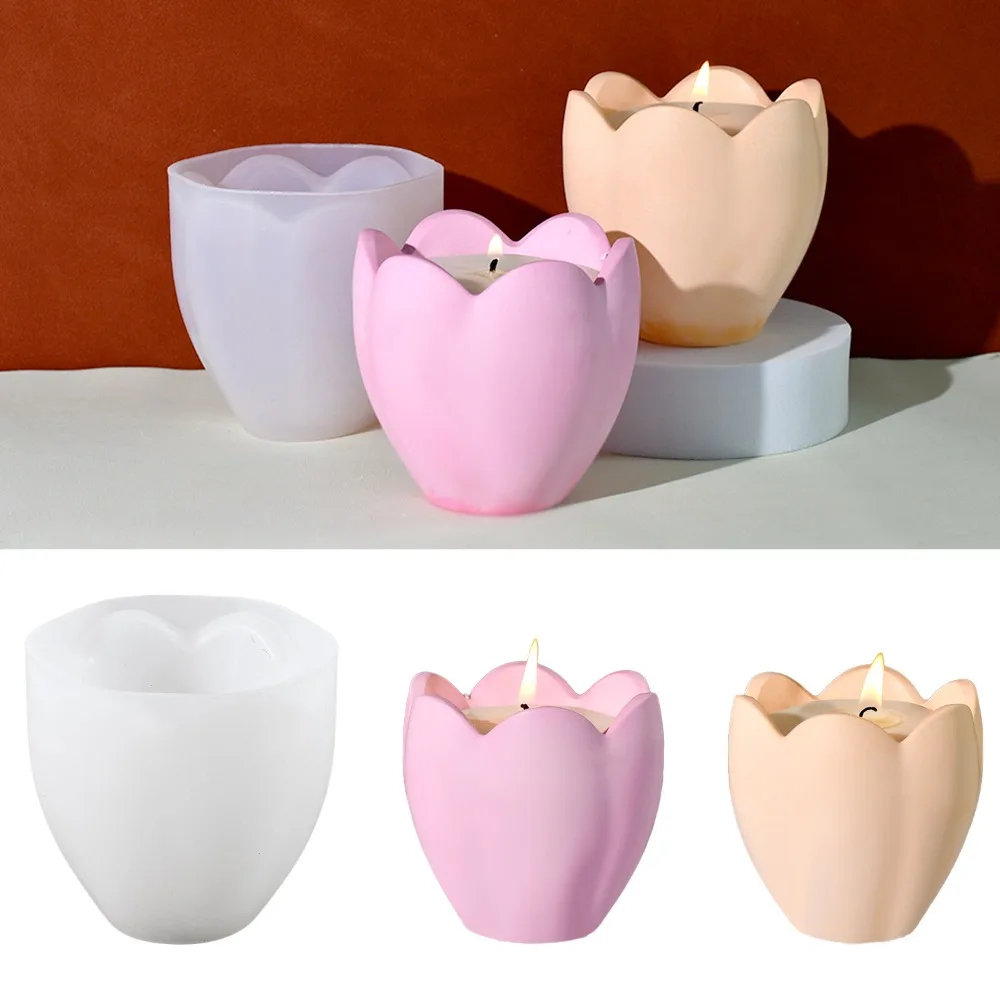 Tulip Candle Holder Silicone M - огляд і ціна Candle Making Supplies Wholesale