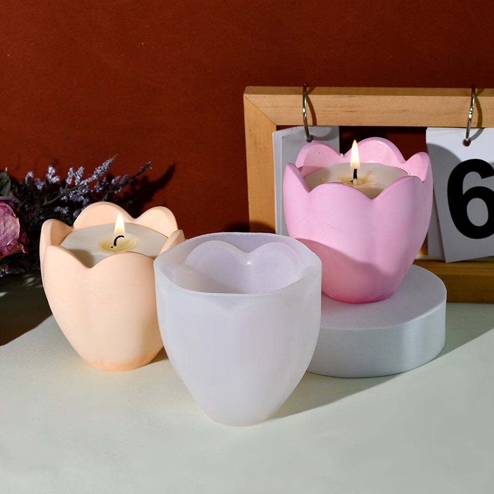 Tulip Candle Holder Silicone M - огляд і ціна Candle Making Supplies Wholesale
