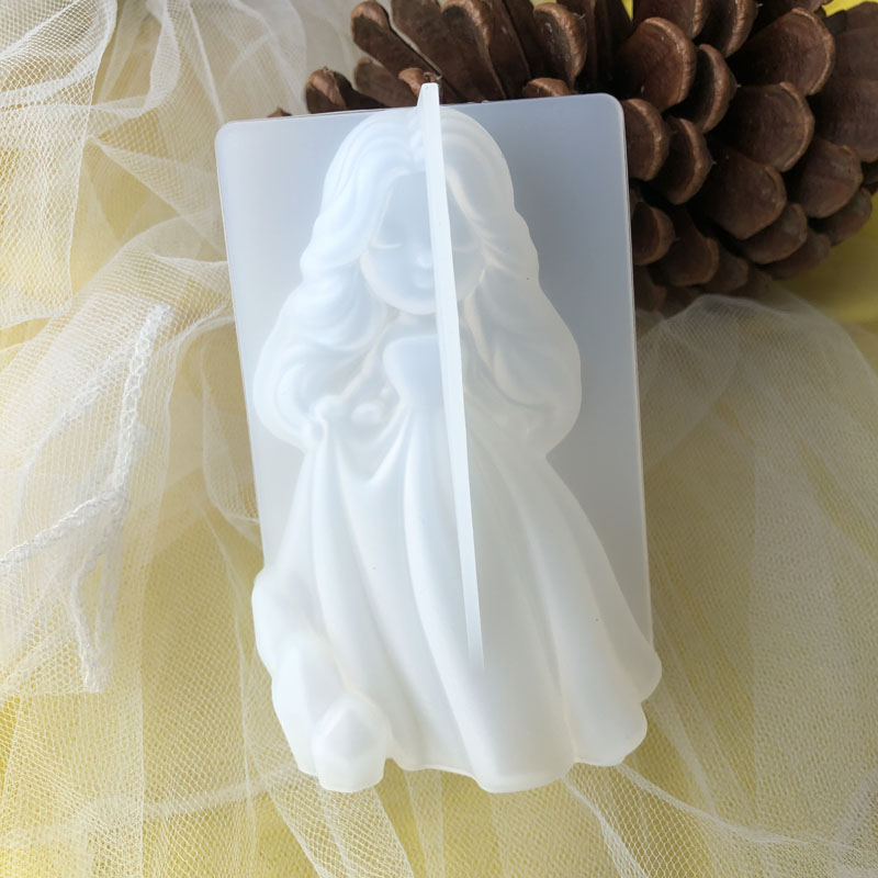 3D Cute Princess Silicone Cand - огляд і ціна Candle Making Supplies Wholesale