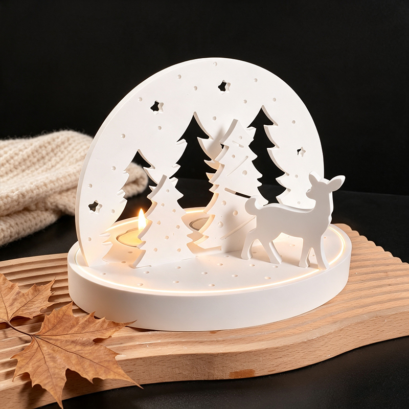 Christmas Elk Tealight Candle  - огляд і ціна Candle Making Supplies Wholesale