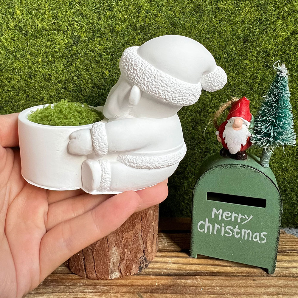 DIY Santa Claus Candlestick Si - огляд і ціна Xmas Candle Making