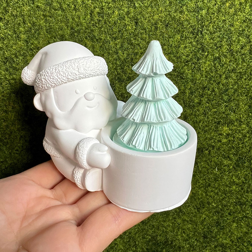 DIY Santa Claus Candlestick Si - огляд і ціна Xmas Candle Making