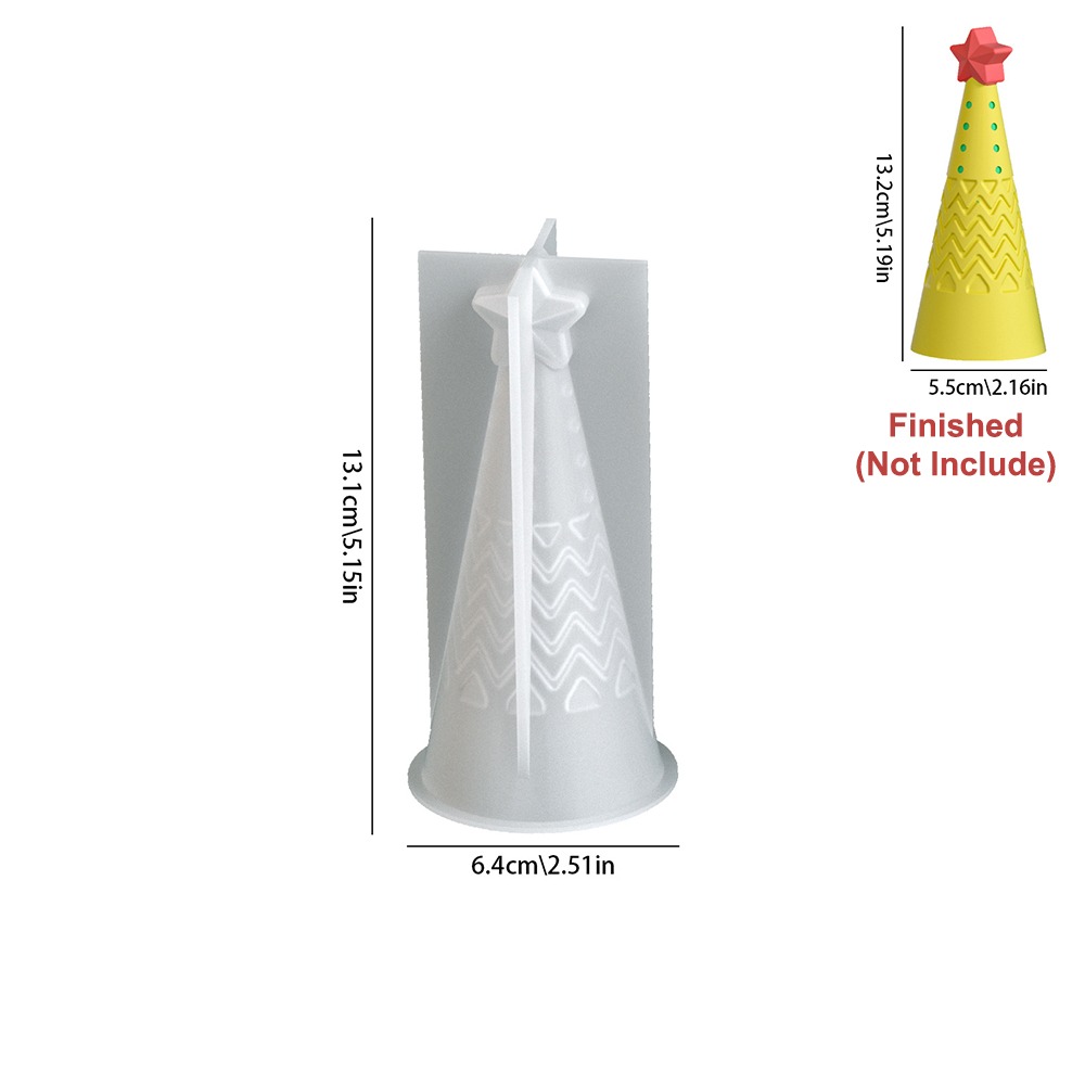 Silicone Christmas Cone Candle - огляд і ціна Xmas Candle Making