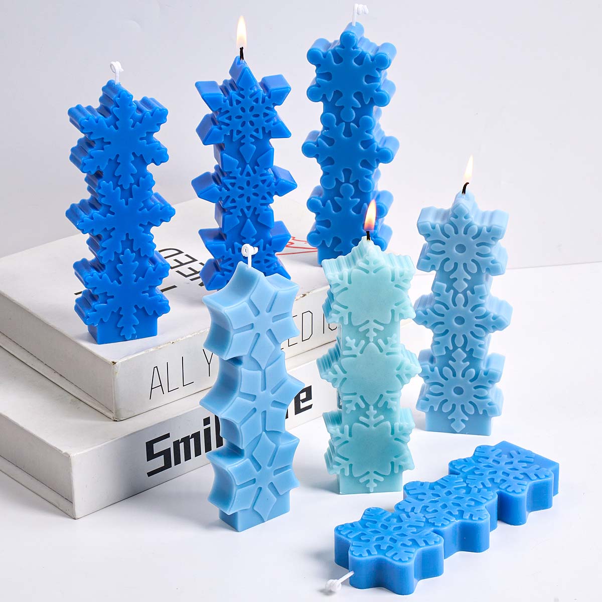 Christmas Snowflake Candle Mol - огляд і ціна Xmas Candle Making