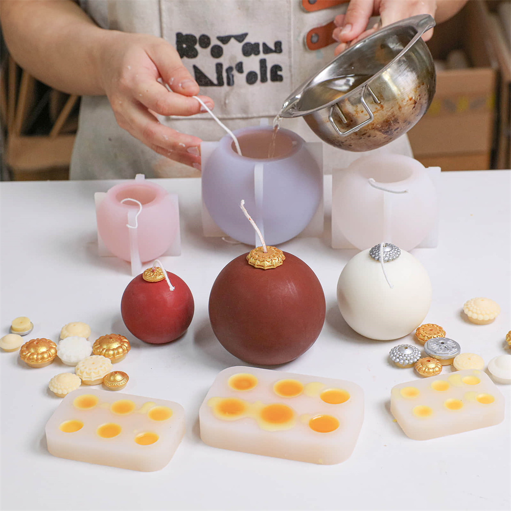 Nicole Christmas Bauble Candle - огляд і ціна Xmas Candle Making