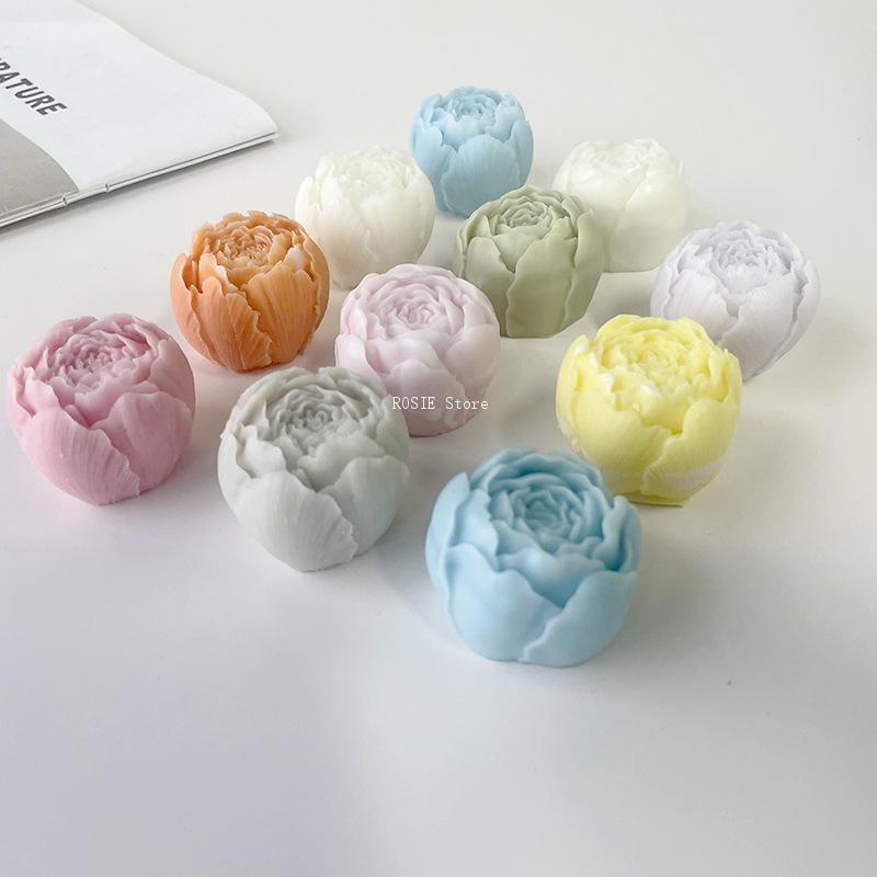 3D Peony Flower Silicone Mold  - огляд і ціна Candle Making Supplies Wholesale