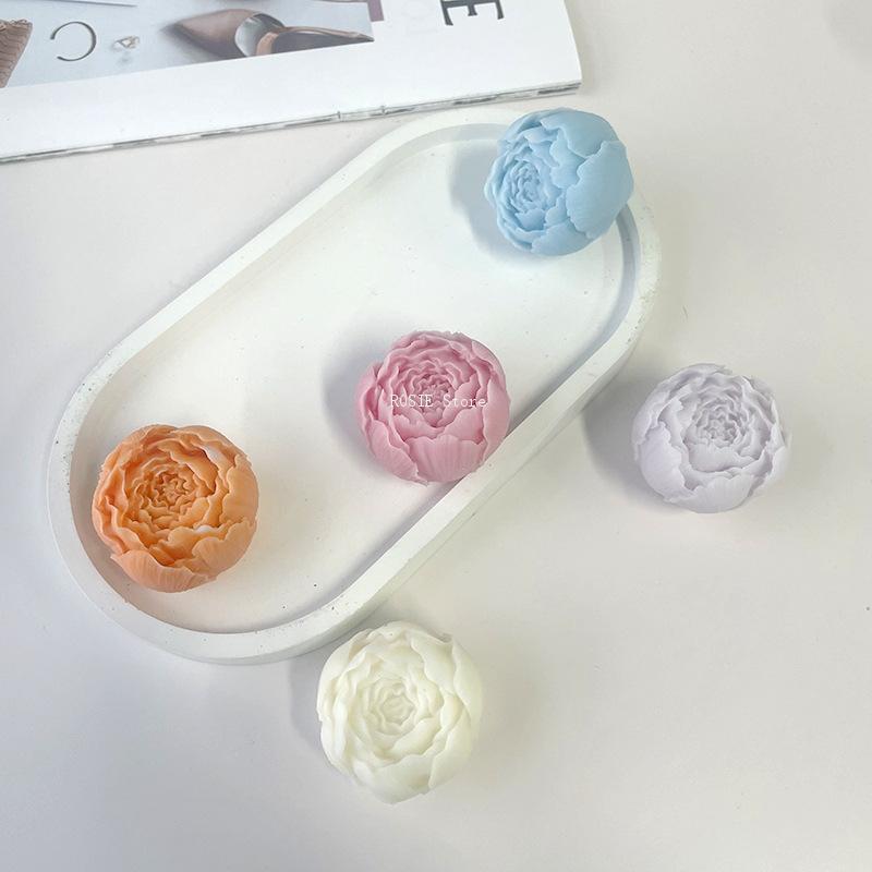 3D Peony Flower Silicone Mold  - огляд і ціна Candle Making Supplies Wholesale