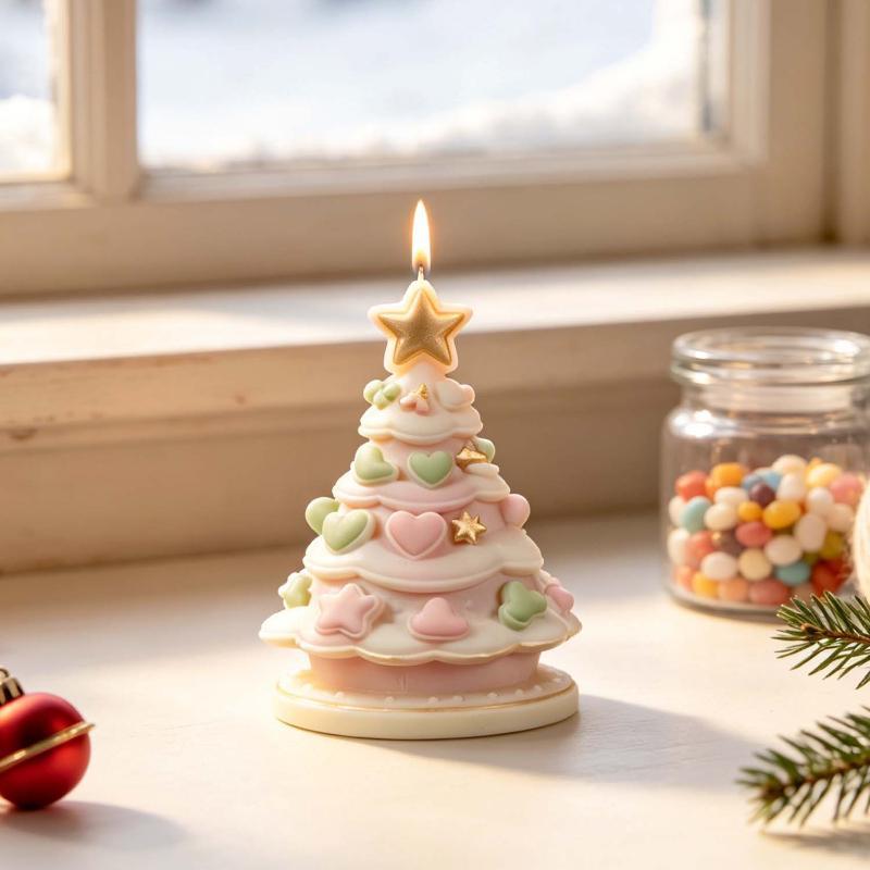 DIY Christmas Tree Silicone Mo - огляд і ціна Xmas Candle Making
