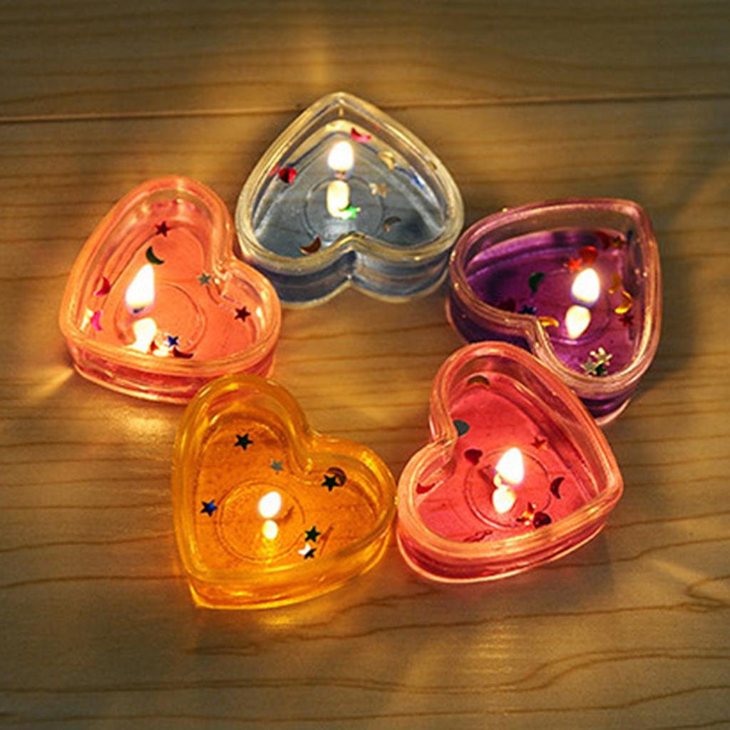 Transparent Heart Tealight Cup - огляд і ціна Candle Making Event