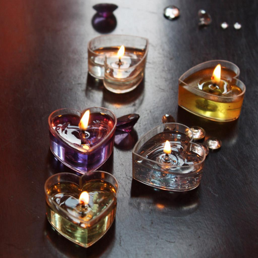 Transparent Heart Tealight Cup - огляд і ціна Candle Making Event