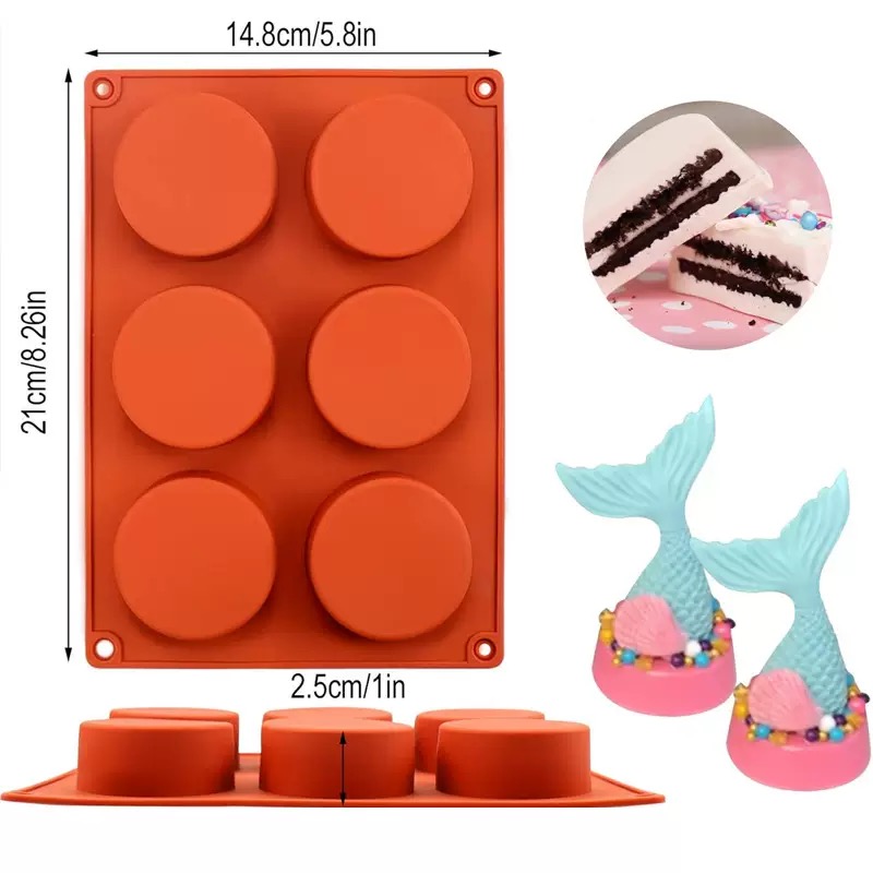 Round Silicone Soap Mold DIY H - огляд і ціна Candle Making Supplies Wholesale